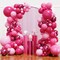 Pink Balloon Garland Arch Kit, Hot Pink Balloons Metallic Pink Balloon for Birthday,Princess, Wedding, Baby Shower, Valentine's Day Party Decorations